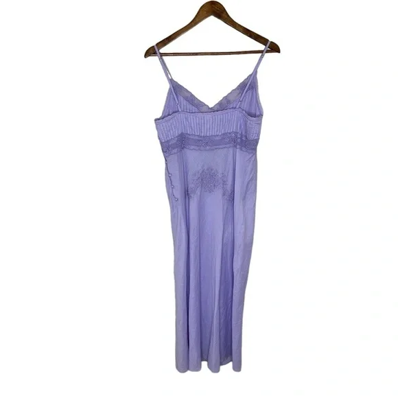 NWOT Free People Intimately Going Steady Lilac Beaded Slip Dress - Picture 9 of 14